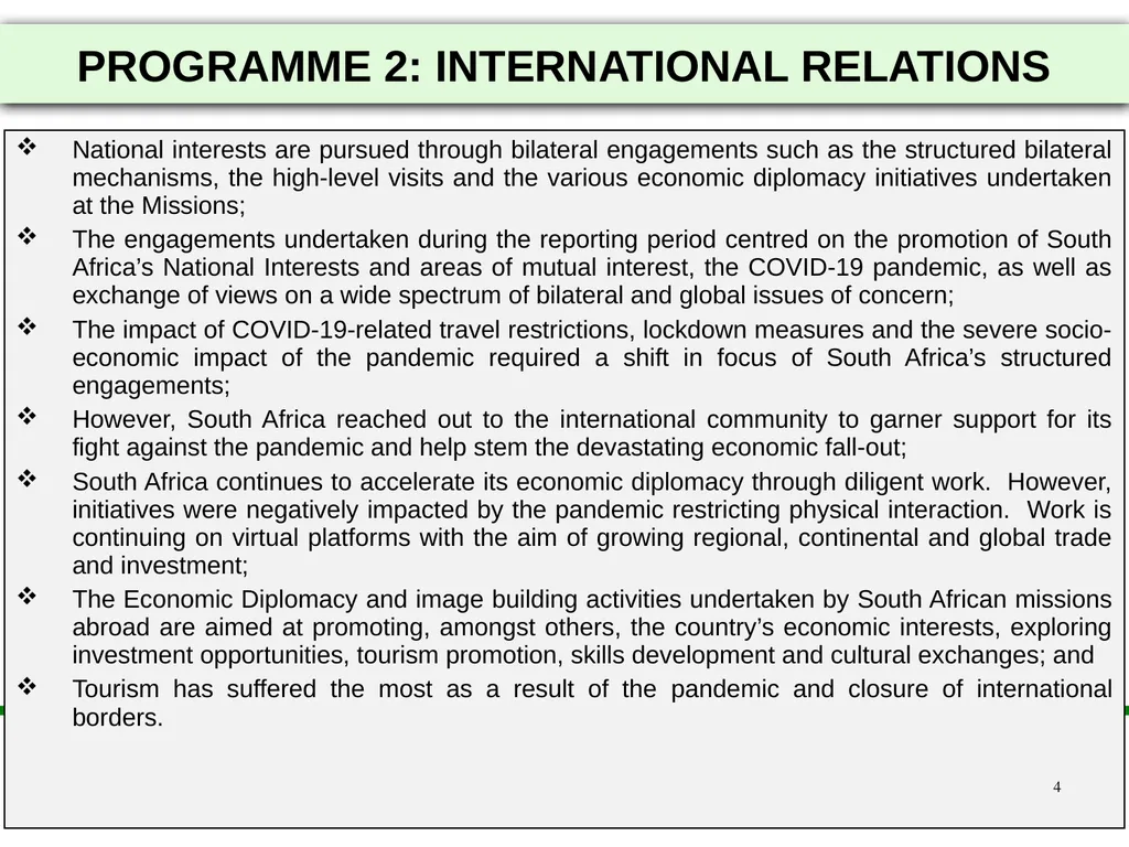 2021/22 FIRST AND SECOND QUARTERLY REPORTS - slide 4 of 48