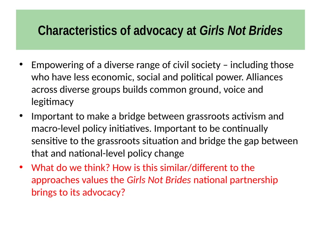 Strategic Planning Workshop for National - slide 31 of 44