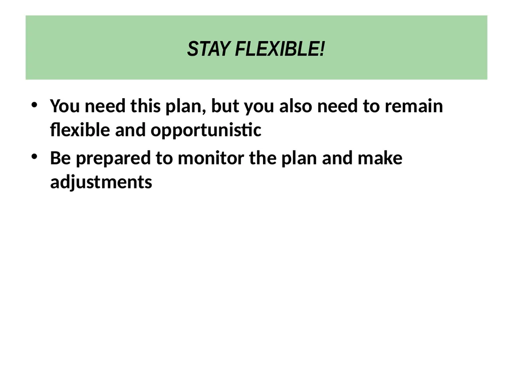 Strategic Planning Workshop for National - slide 37 of 44