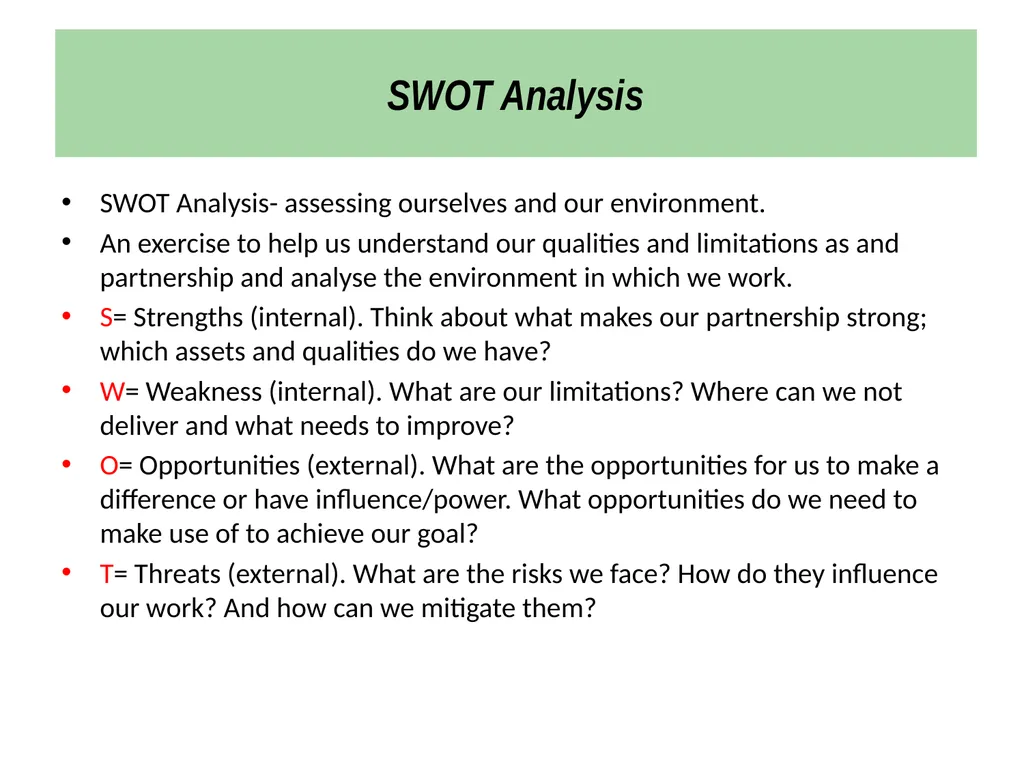 Strategic Planning Workshop for National - slide 7 of 44