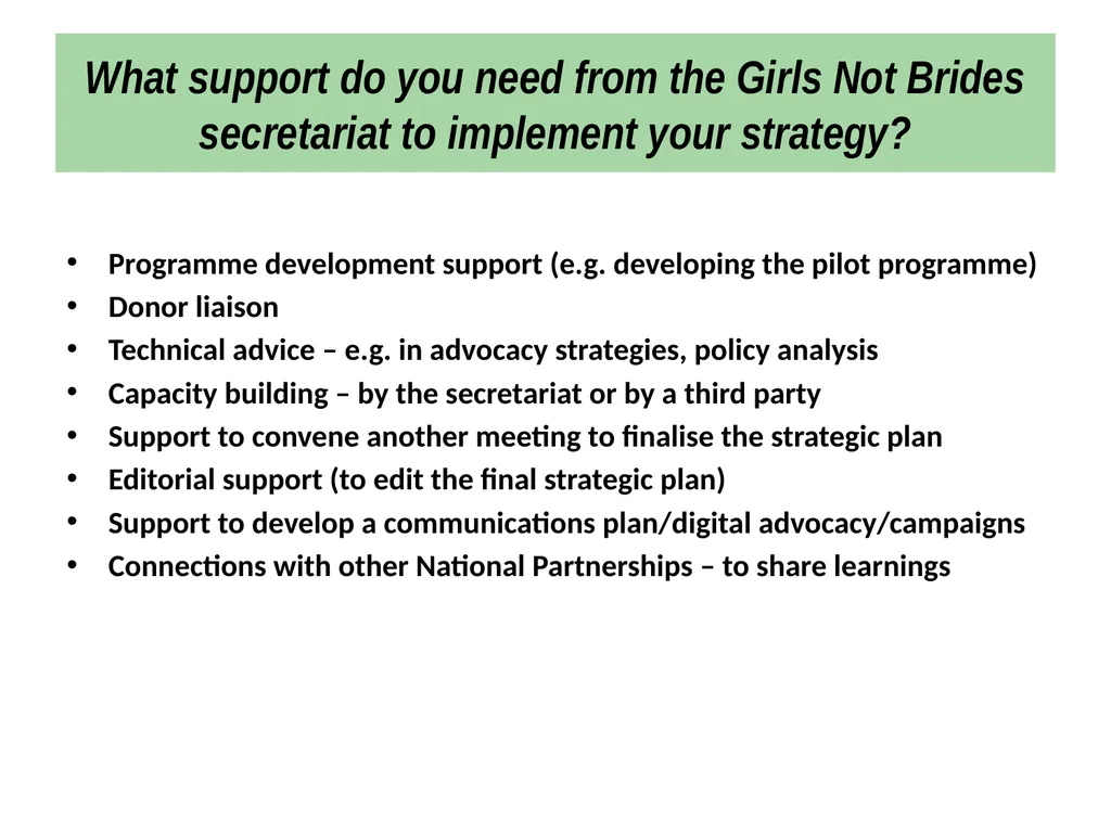 Strategic Planning Workshop for National - slide 43 of 44