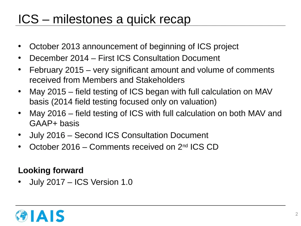 ICS: A (very) Quick Overview Presentation by Paolo - slide 2 of 5