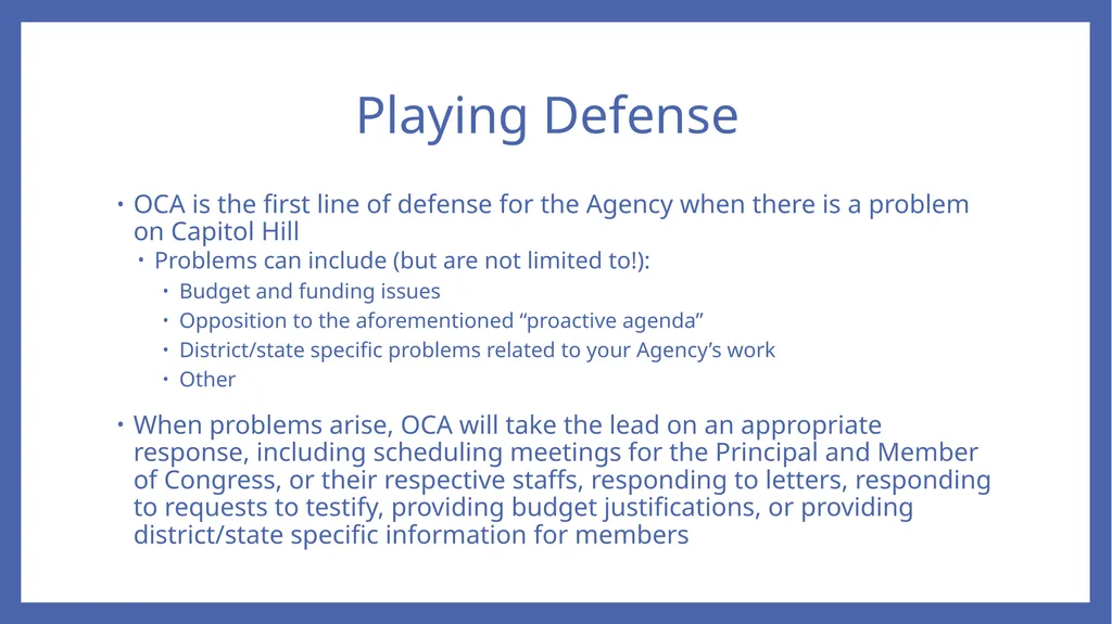 Executive-Legislative Relations: The Role of the - slide 7 of 12