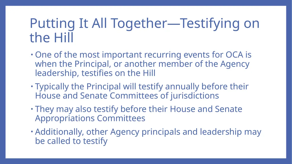 Executive-Legislative Relations: The Role of the - slide 8 of 12