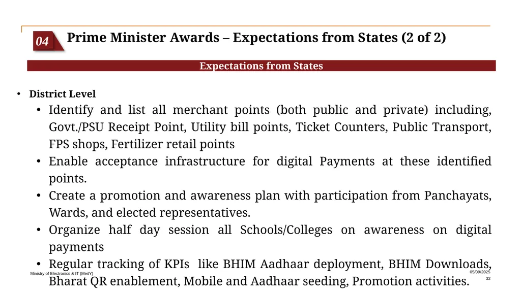 Prime Minister’s Awards for Excellence in Public - slide 32 of 33