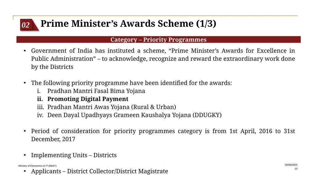 Prime Minister’s Awards for Excellence in Public - slide 22 of 33