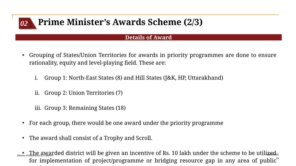 Prime Minister’s Awards for Excellence in Public - slide 23 of 33