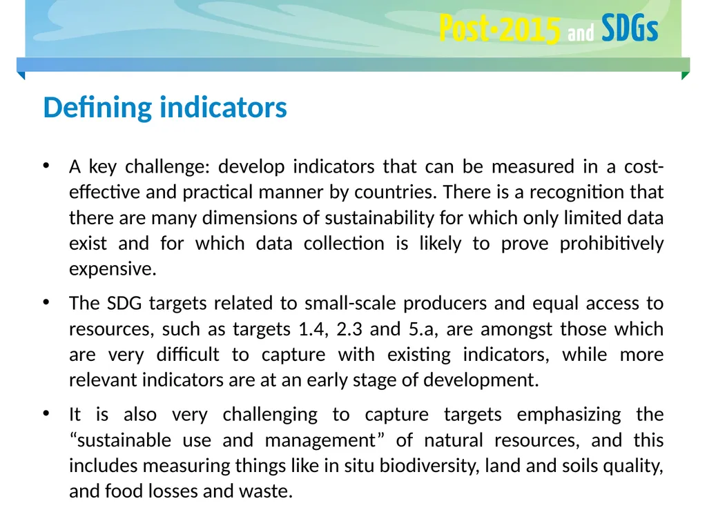 FAO and the Post-2015 Development Agenda May 2015 - slide 26 of 30