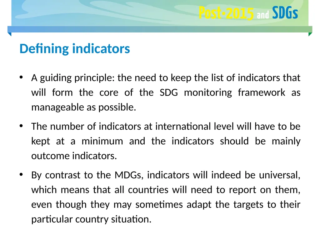 FAO and the Post-2015 Development Agenda May 2015 - slide 25 of 30
