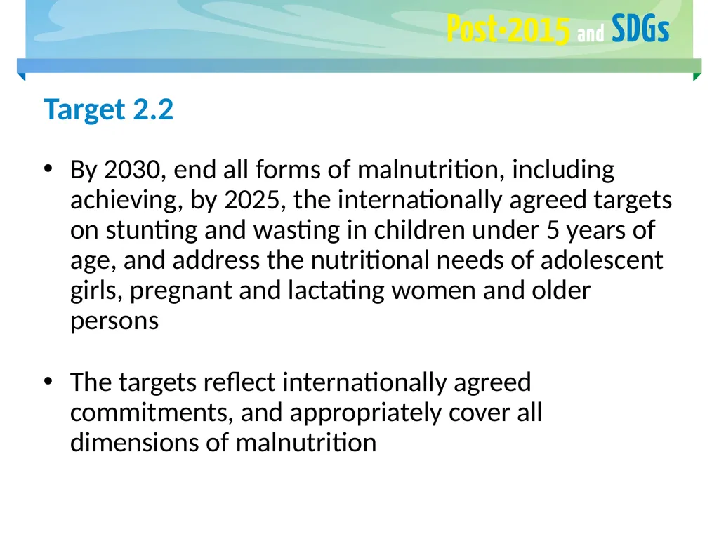 FAO and the Post-2015 Development Agenda May 2015 - slide 14 of 30