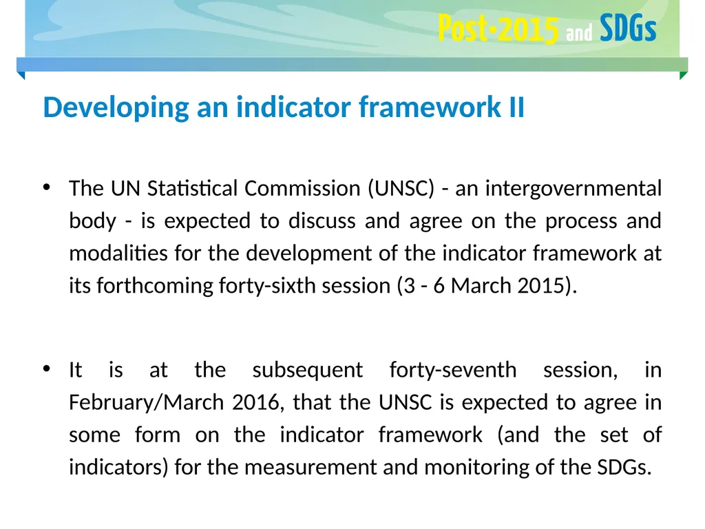 FAO and the Post-2015 Development Agenda May 2015 - slide 24 of 30