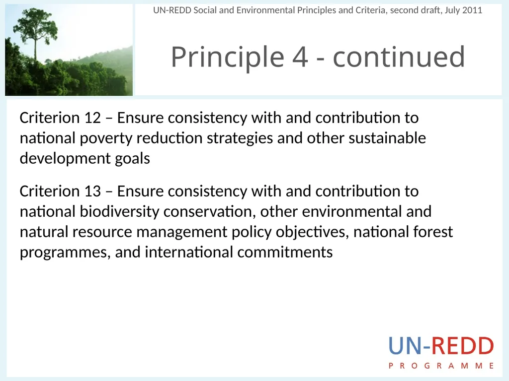 Update on biodiversity and indigenous and local - slide 12 of 21