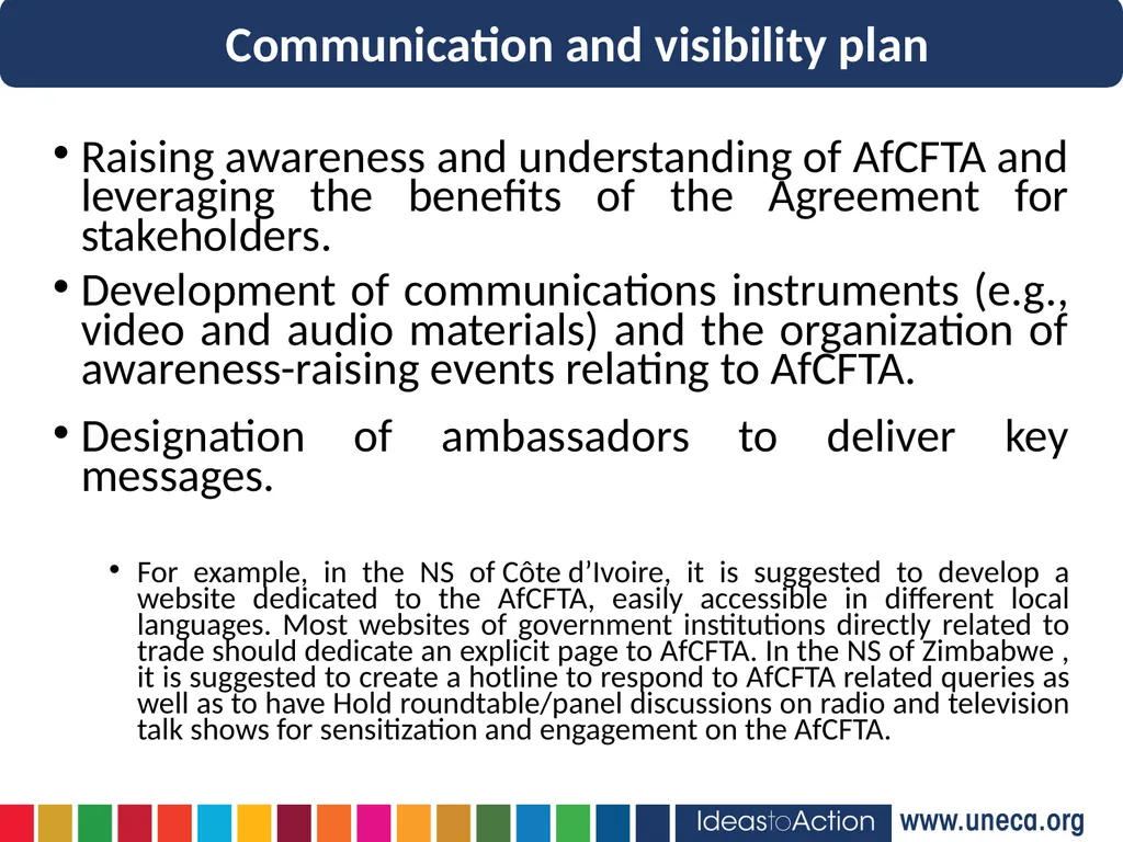 Implementing the AfCFTA through national - slide 6 of 9