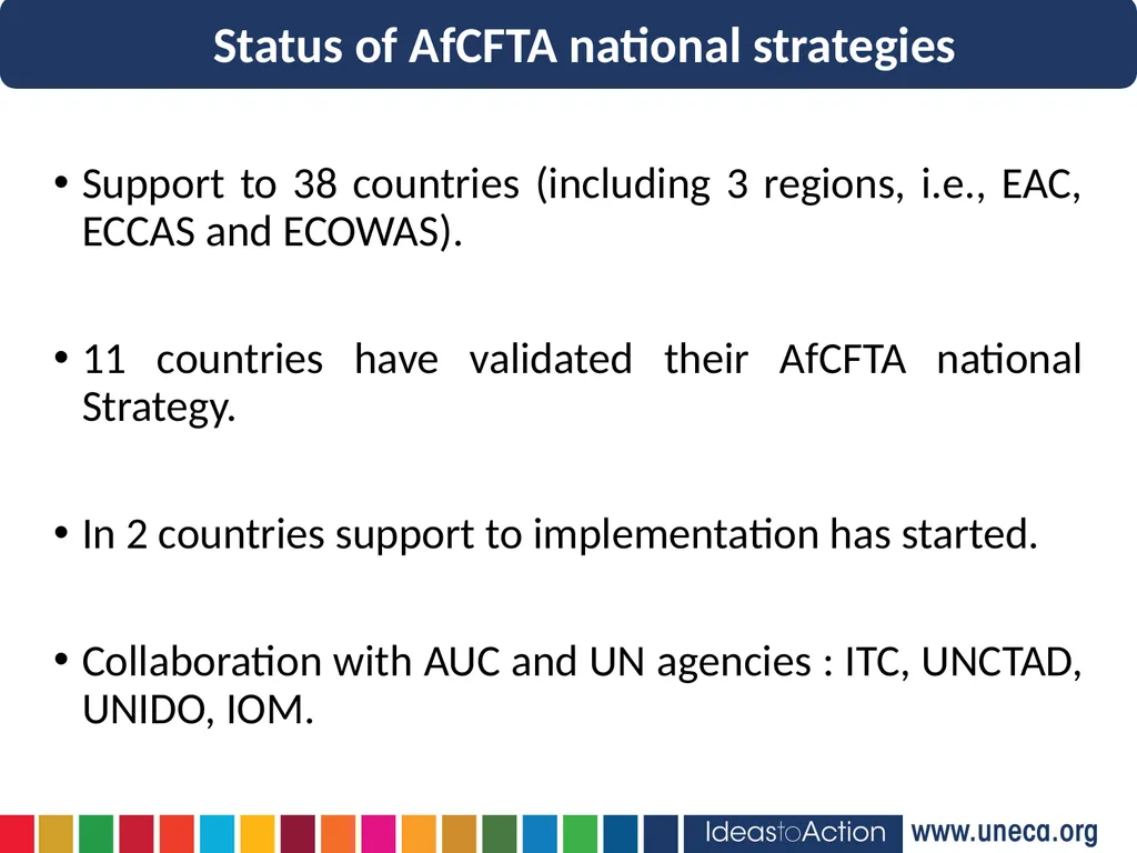 Implementing the AfCFTA through national - slide 8 of 9