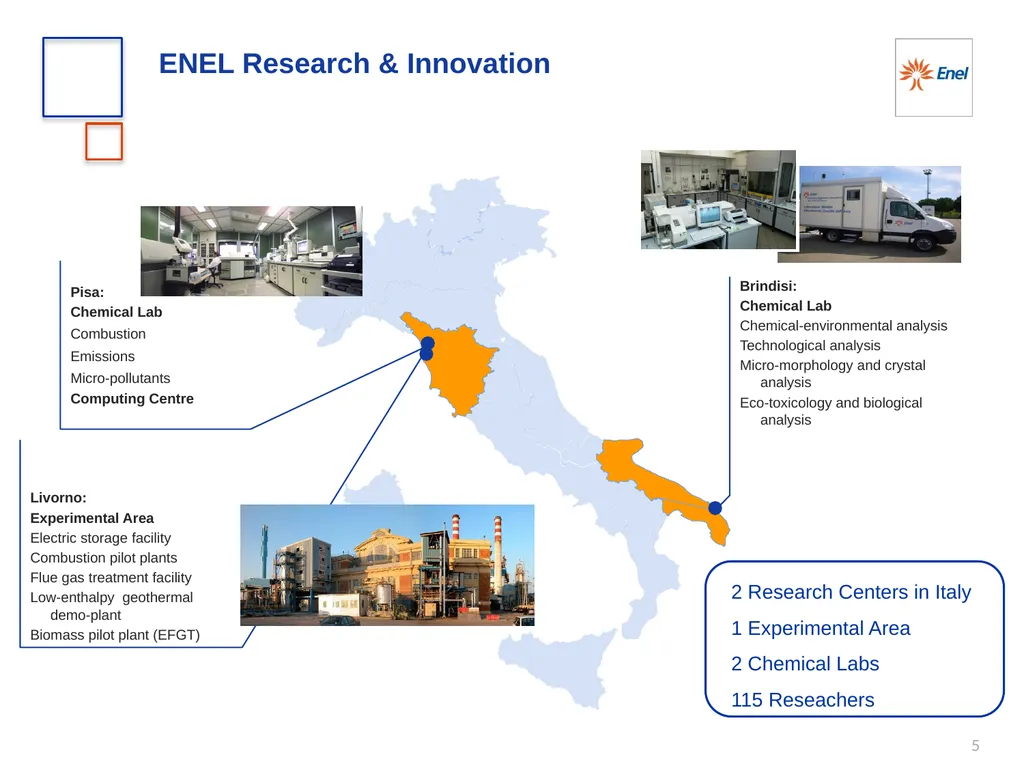 Enel Research and Innovation 09th November 2015 - slide 5 of 7