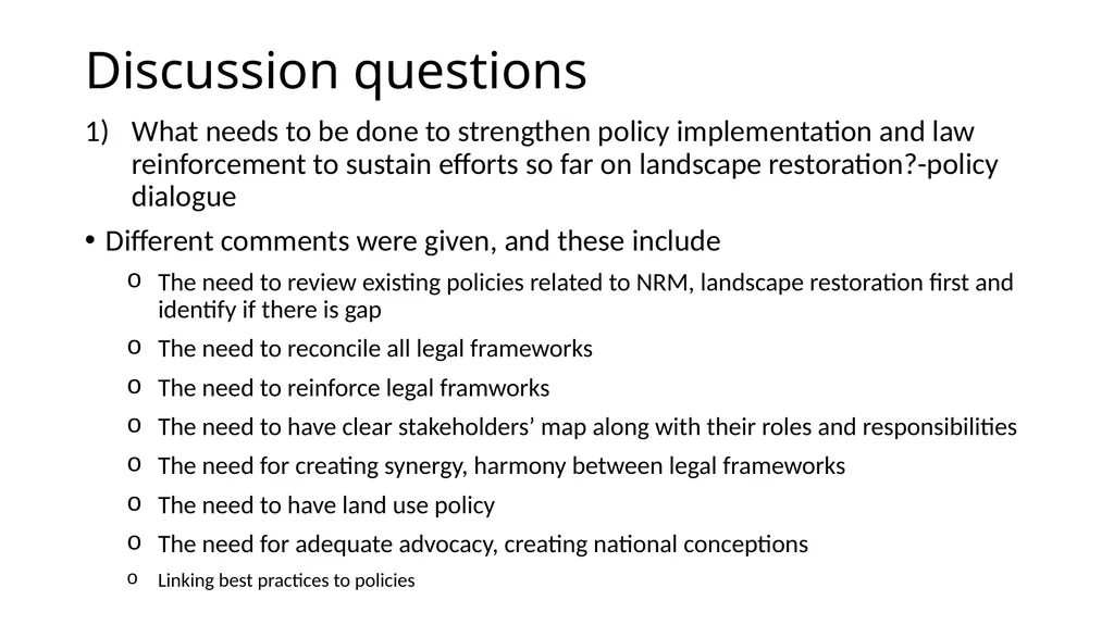Nature based Solutions Group Chaired and - slide 2 of 7