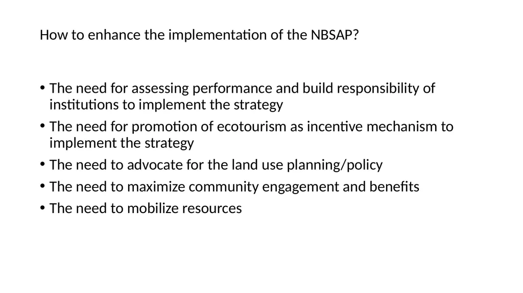 Nature based Solutions Group Chaired and - slide 5 of 7