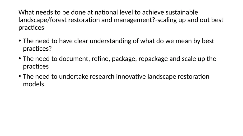 Nature based Solutions Group Chaired and - slide 3 of 7