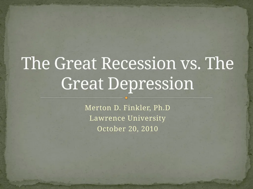 Merton D. Finkler, Ph.D Lawrence University