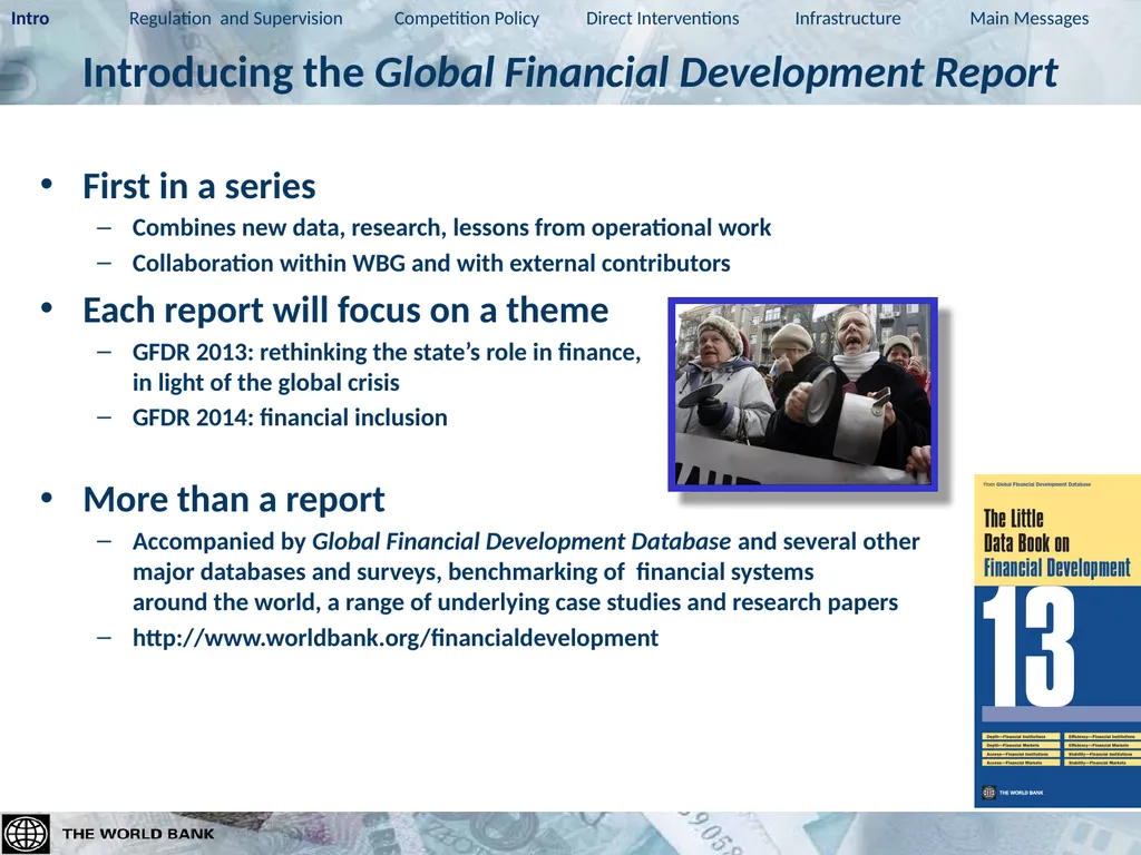 Global Financial Development Report 2013 - slide 2 of 14
