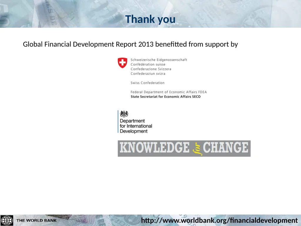 Global Financial Development Report 2013 - slide 14 of 14