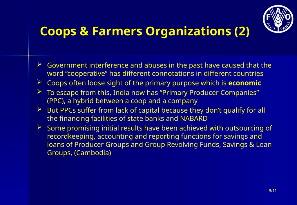 Second External Rice Advisory Group (ERAG) - slide 9 of 11