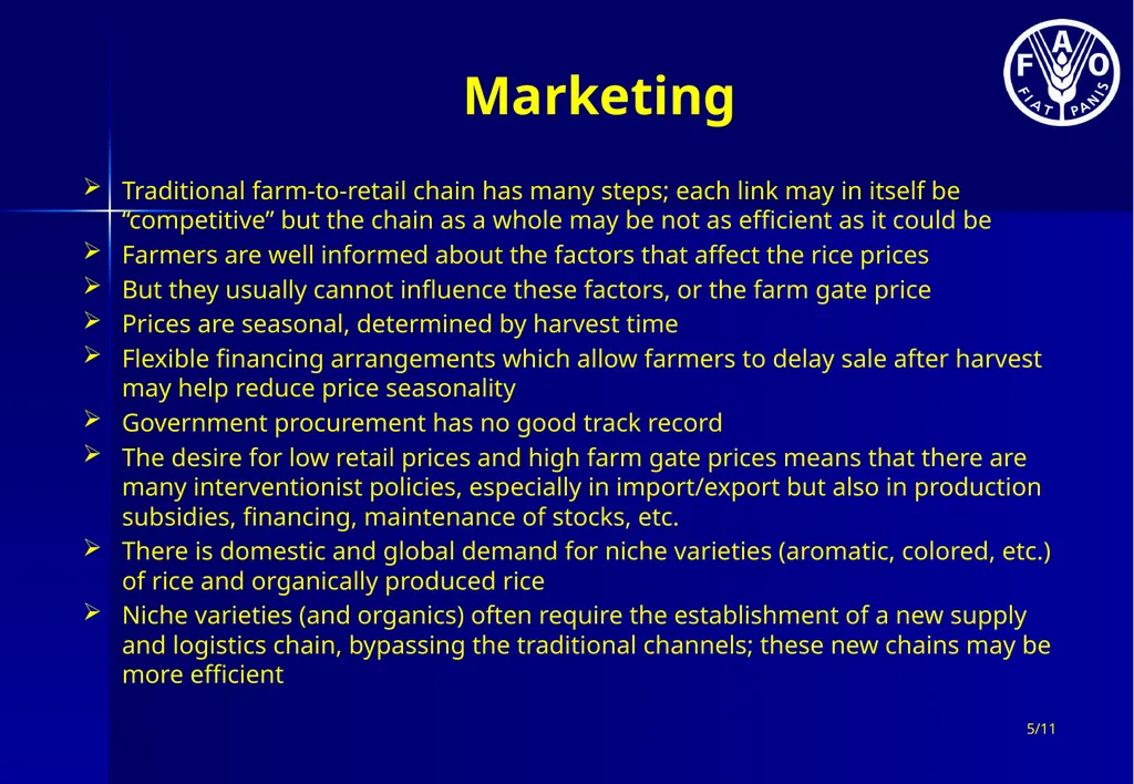 Second External Rice Advisory Group (ERAG) - slide 5 of 11