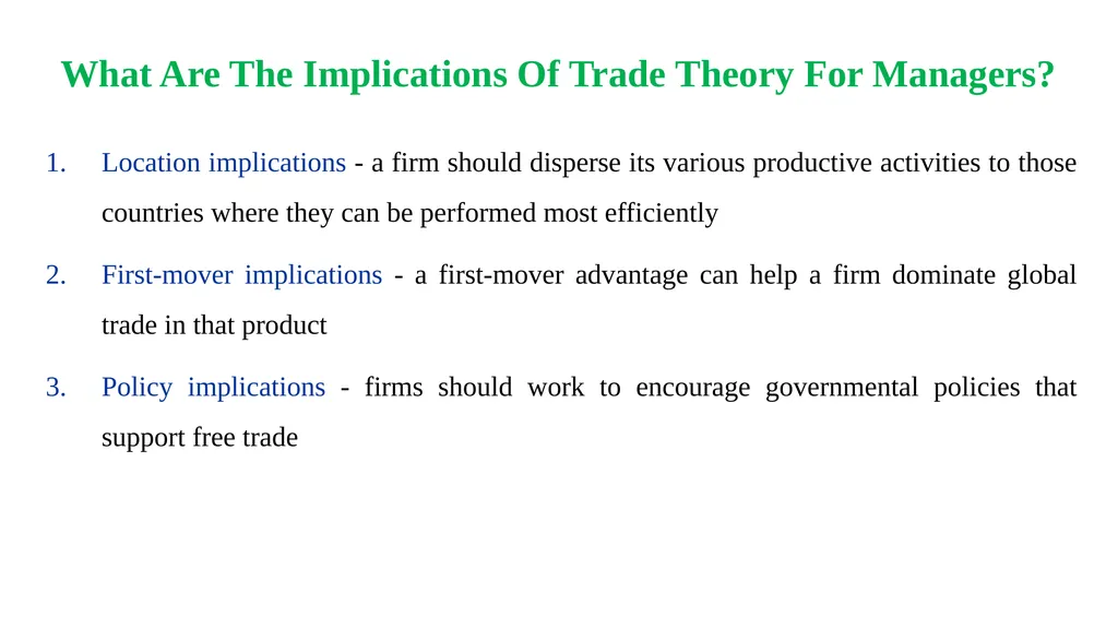 Chapter-5 (Lesson-2) International Trade Theory - slide 12 of 14