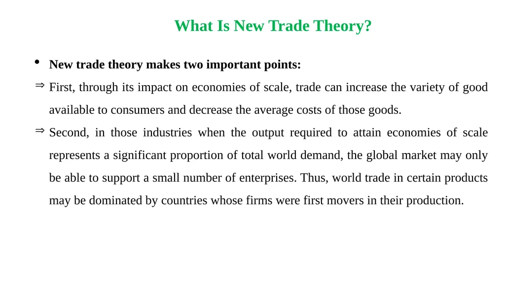 Chapter-5 (Lesson-2) International Trade Theory - slide 6 of 14
