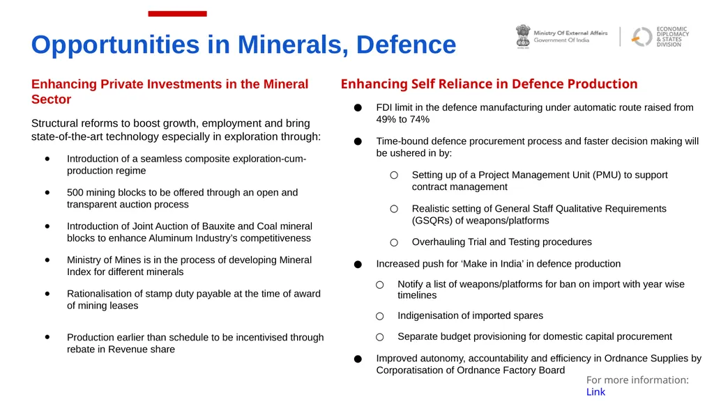 Atmanirbhar India COVID-19: Turning Crisis into - slide 8 of 14