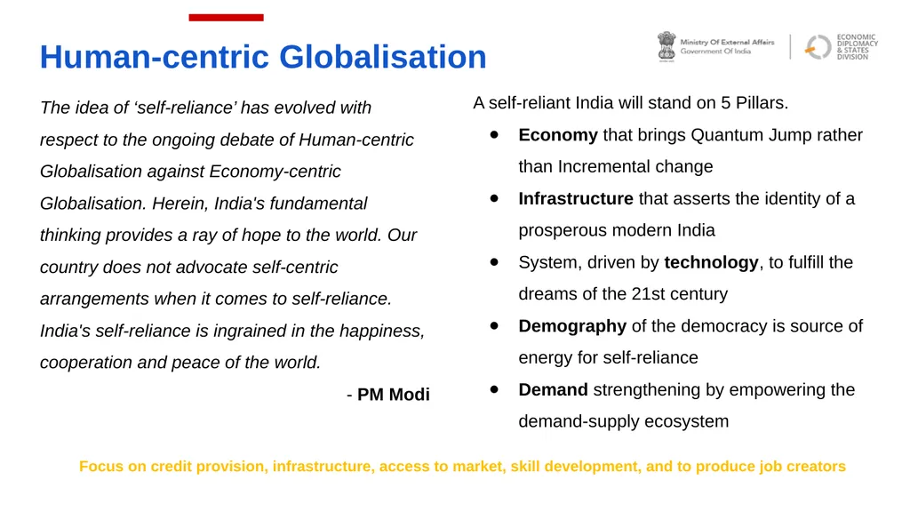 Atmanirbhar India COVID-19: Turning Crisis into - slide 6 of 14