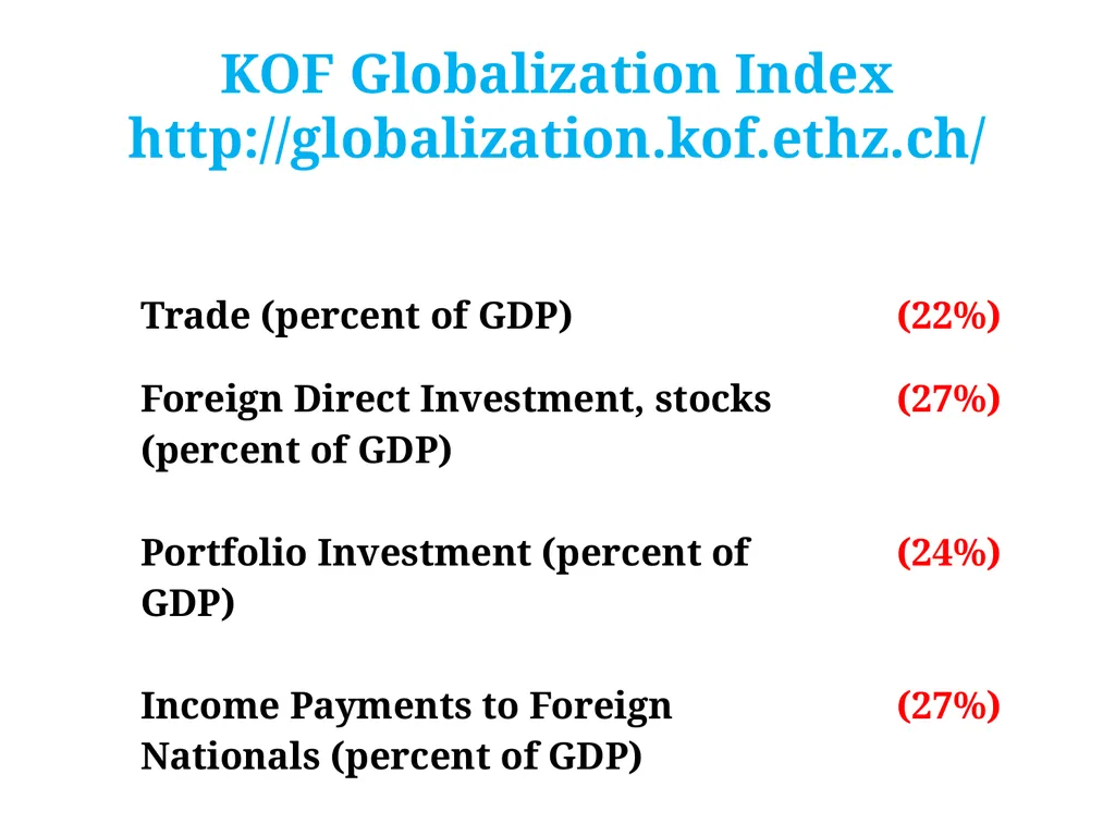 Workshops/foundation seminars1: Globalization, - slide 25 of 33