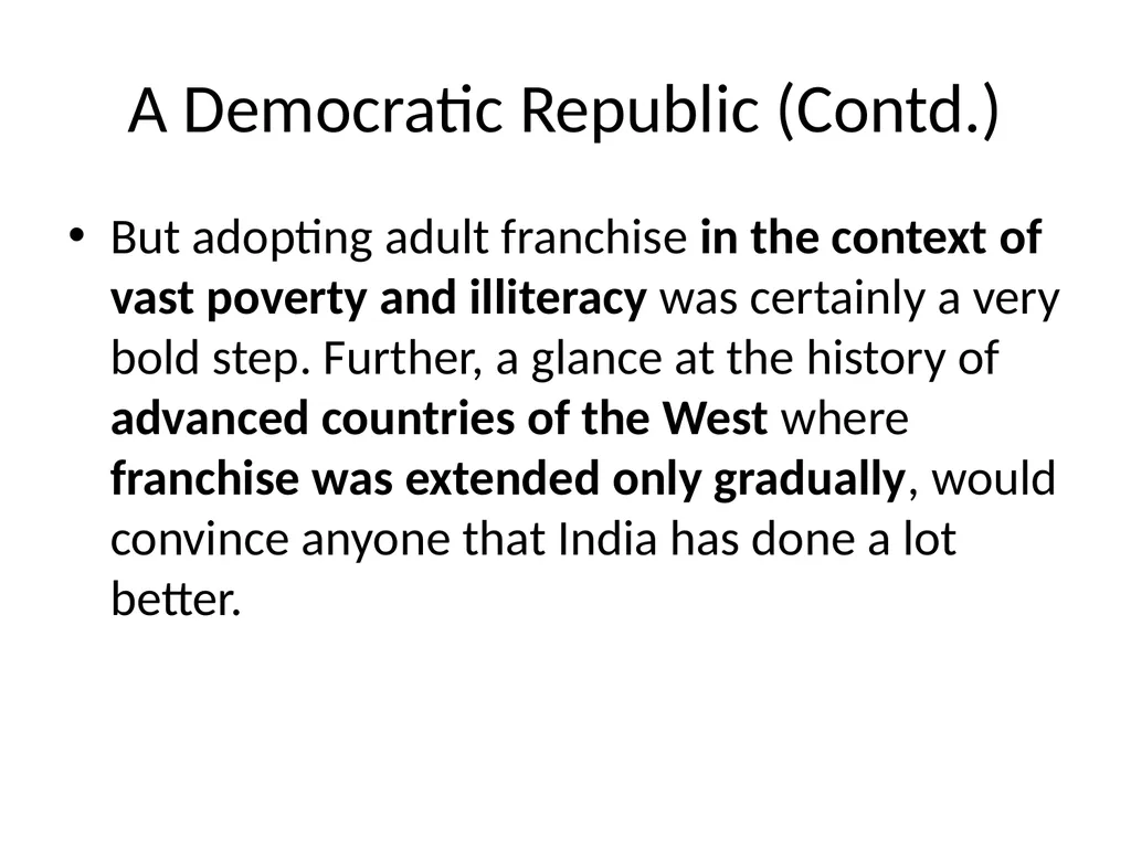 Longest Written Constitution in the World The - slide 13 of 17