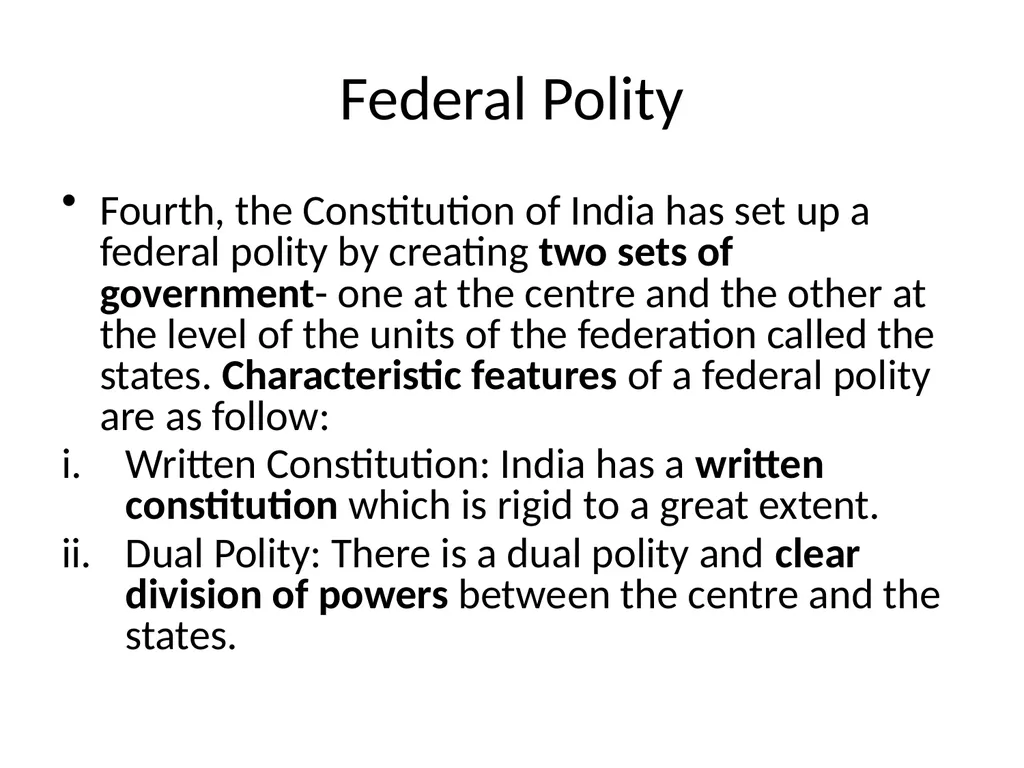 Longest Written Constitution in the World The - slide 6 of 17