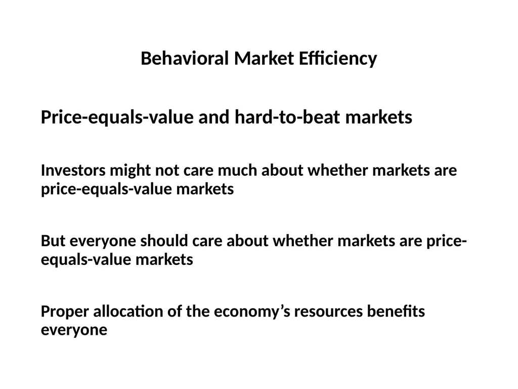 Finance for Normal People Chapter 11: Behavioral - slide 11 of 51