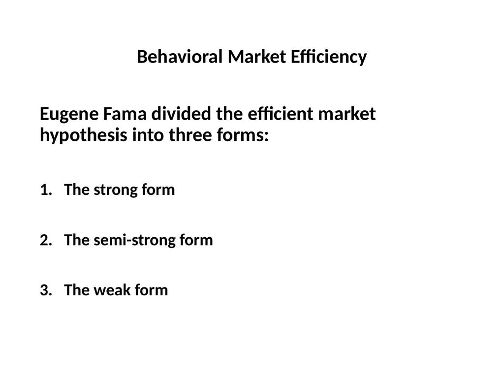 Finance for Normal People Chapter 11: Behavioral - slide 16 of 51
