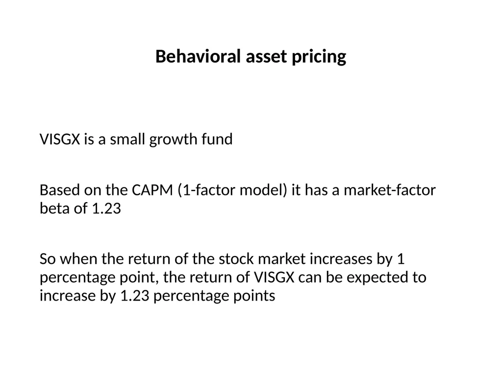 Finance for Normal People Chapter 11: Behavioral - slide 47 of 51