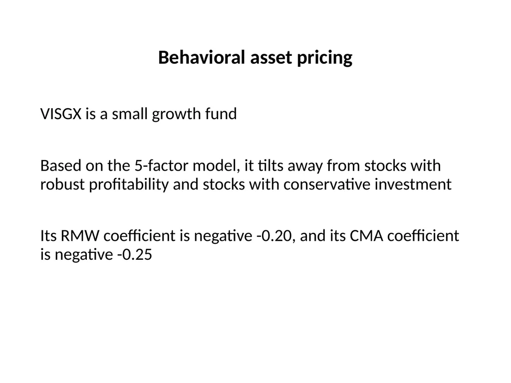 Finance for Normal People Chapter 11: Behavioral - slide 51 of 51
