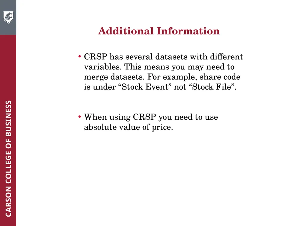 Wharton Research Data Services (WRDS) Workshop - slide 25 of 86