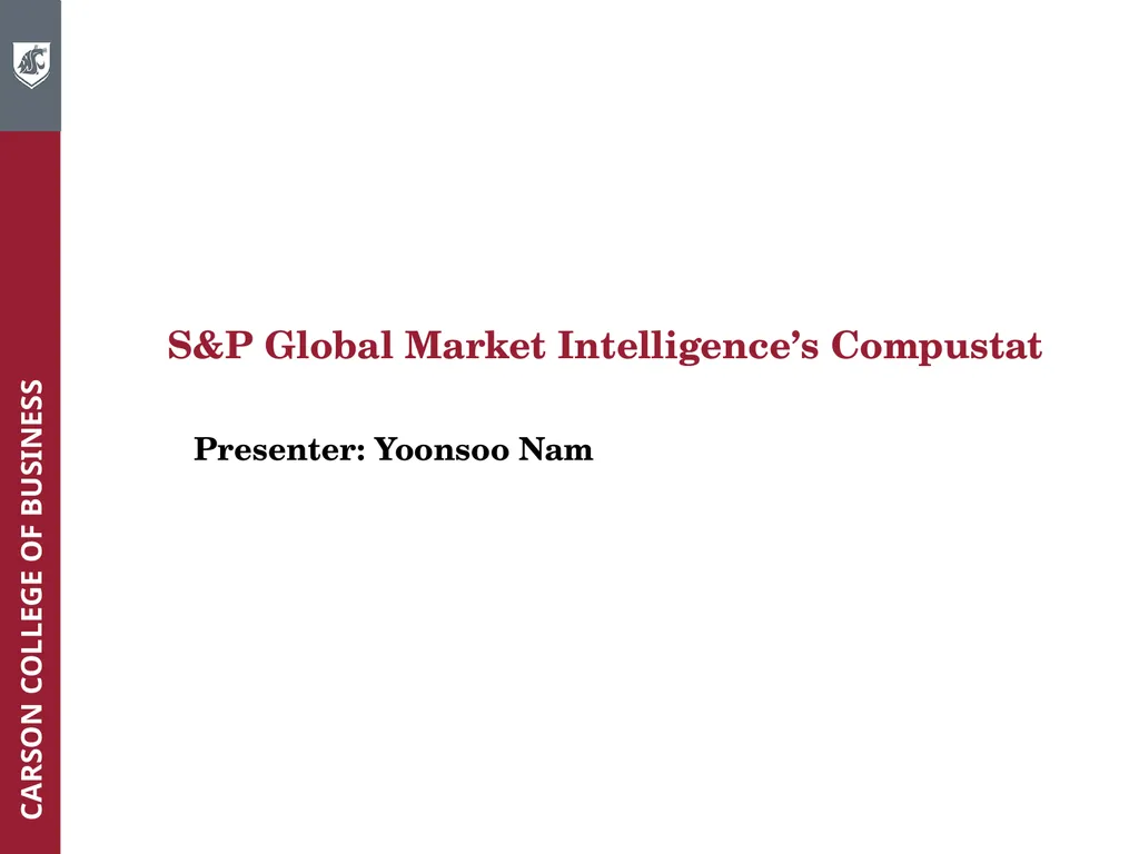 Wharton Research Data Services (WRDS) Workshop - slide 29 of 86