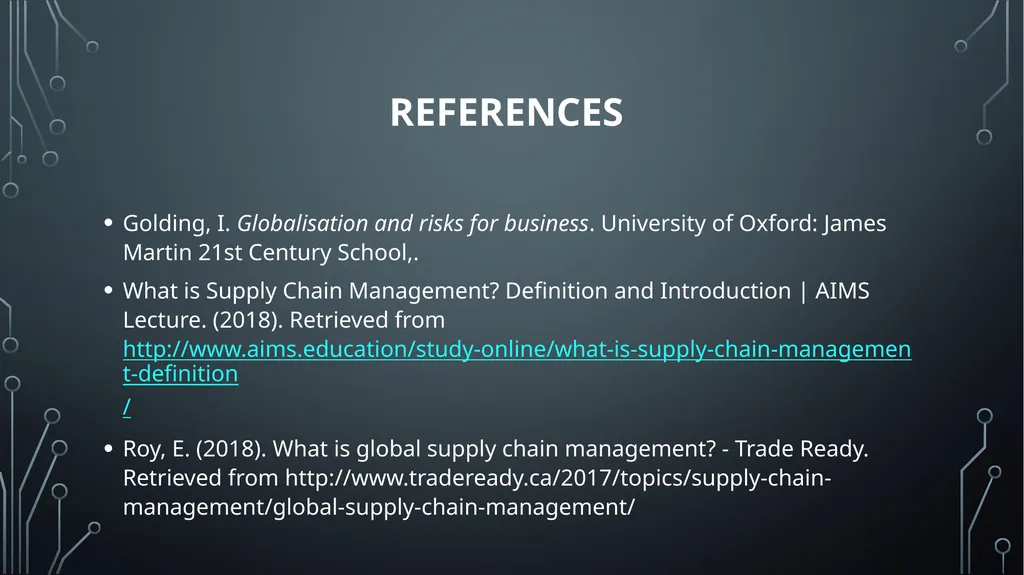 UNIT 18:GLOBAL BUSINESS ENVIRONMENT lo 2: - slide 29 of 32