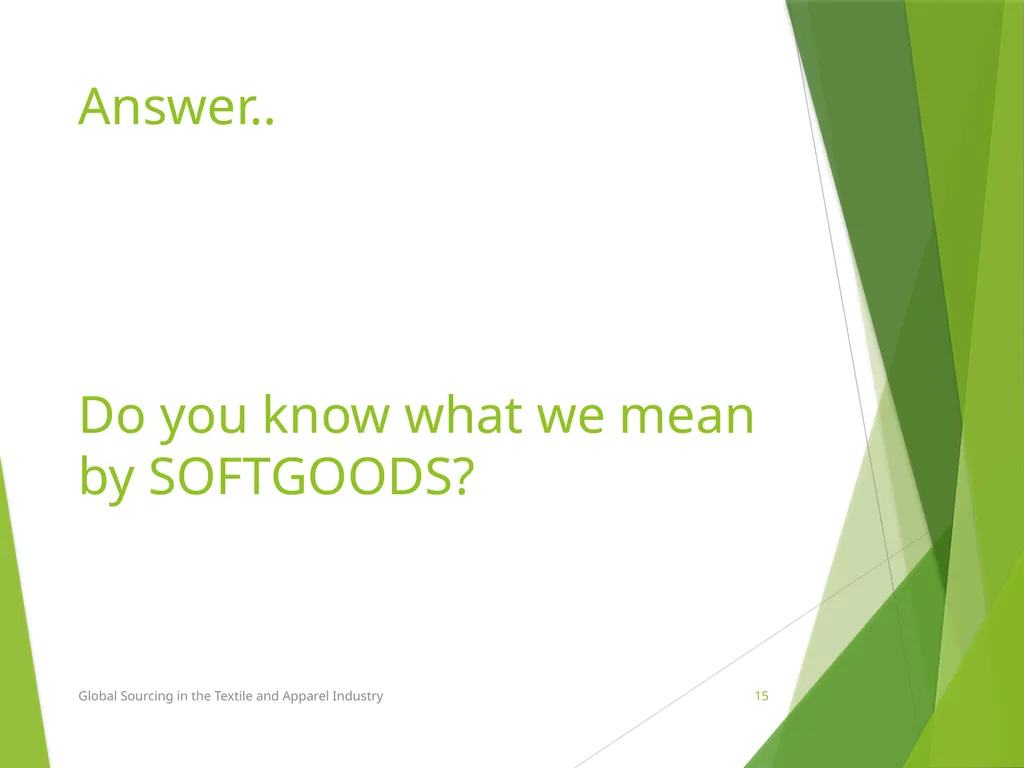 Lesson 3 Chapter 3 Trends in global sourcing Prof. - slide 15 of 37