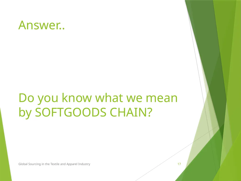 Lesson 3 Chapter 3 Trends in global sourcing Prof. - slide 17 of 37