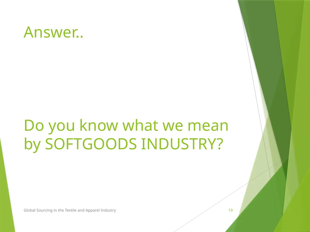 Lesson 3 Chapter 3 Trends in global sourcing Prof. - slide 19 of 37