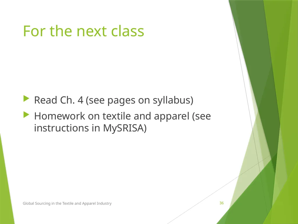 Lesson 3 Chapter 3 Trends in global sourcing Prof. - slide 36 of 37