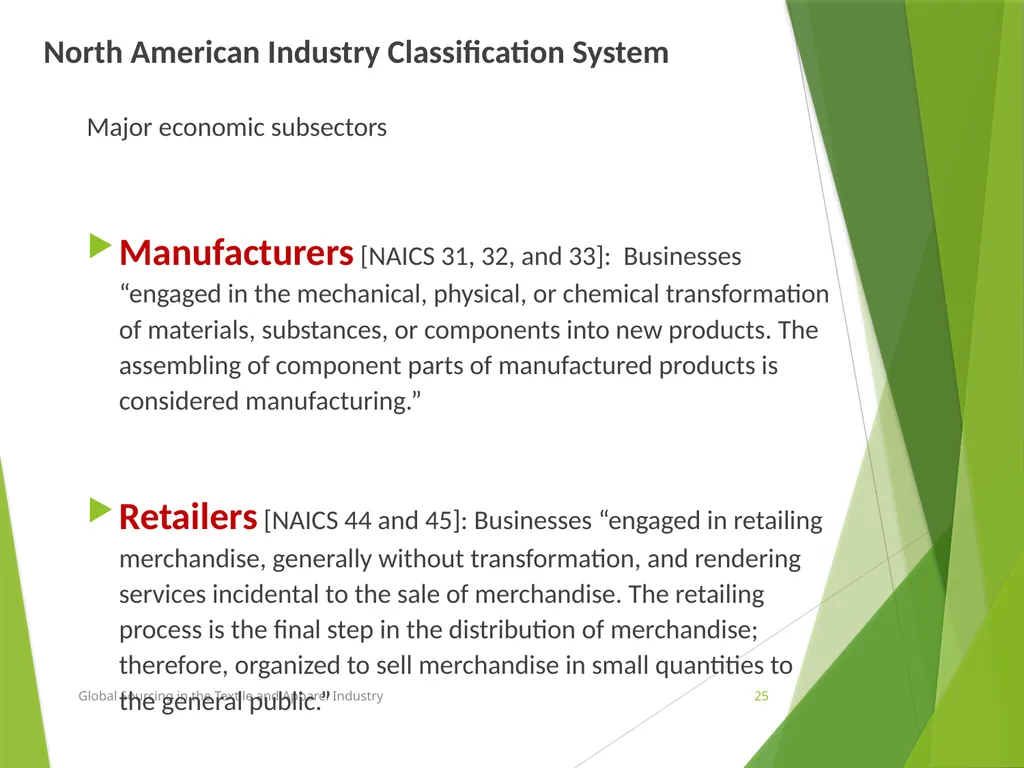 Lesson 3 Chapter 3 Trends in global sourcing Prof. - slide 25 of 37