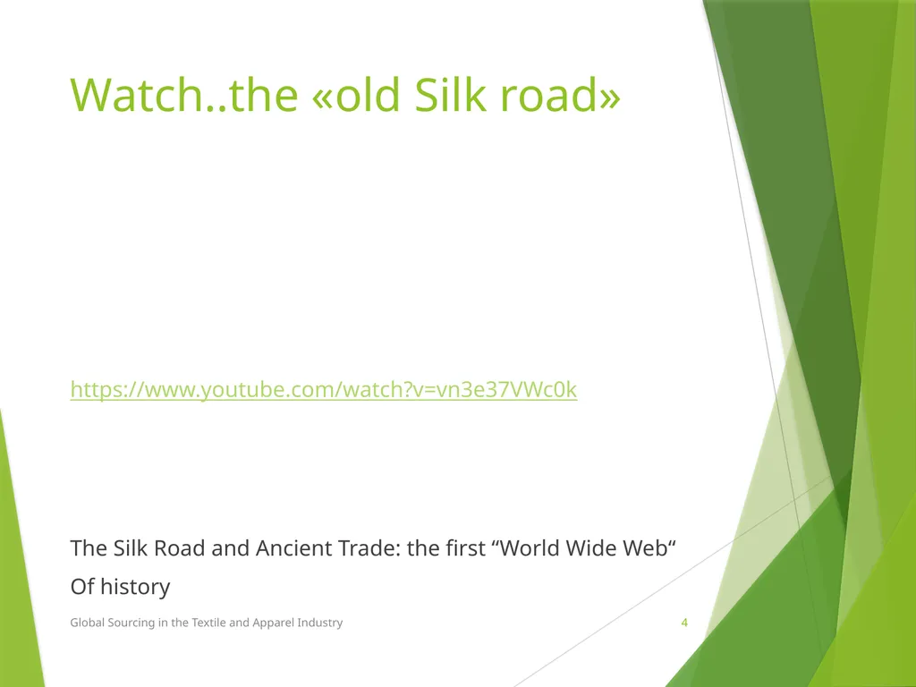 Lesson 3 Chapter 3 Trends in global sourcing Prof. - slide 4 of 37