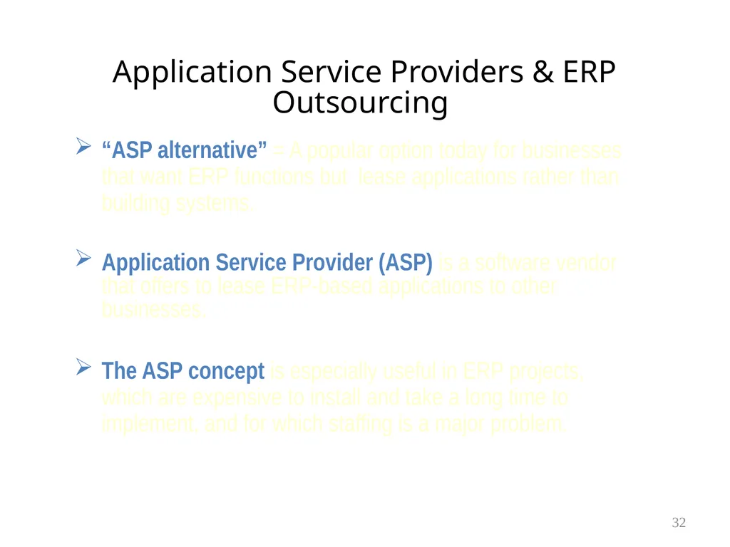 Chapter 6 Supply Chain Management & ERP 1 Learning - slide 32 of 43