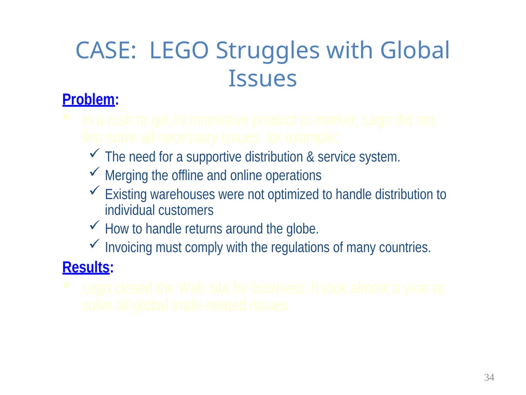 Chapter 6 Supply Chain Management & ERP 1 Learning - slide 34 of 43