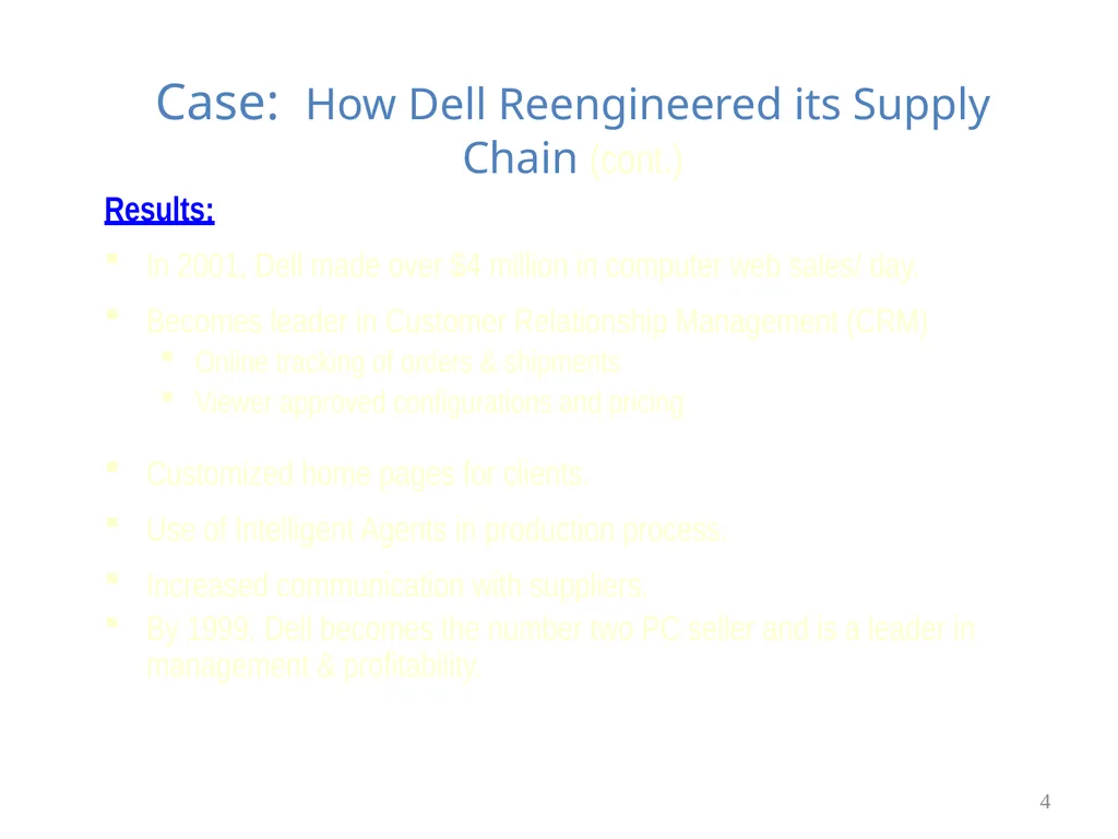 Chapter 6 Supply Chain Management & ERP 1 Learning - slide 4 of 43